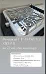 Витяжка CYCLONE X 2 SILVER на 72 вт. для манікюру