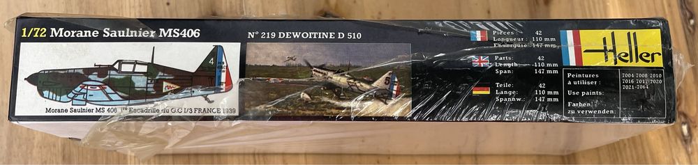 Model Kit HELLER 213 1/72 Morane Saulnier MS 406