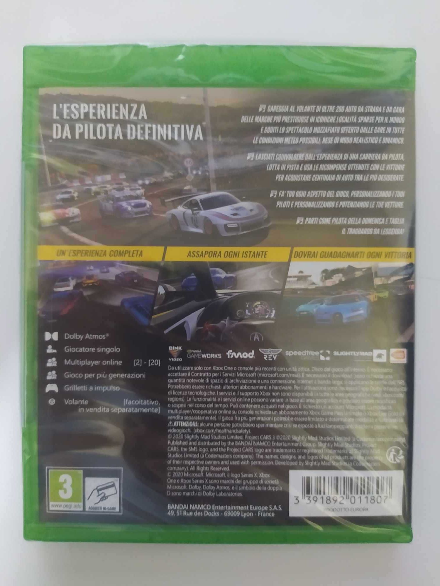 NOWA Project CARS 3 Xbox One / Xbox Series X