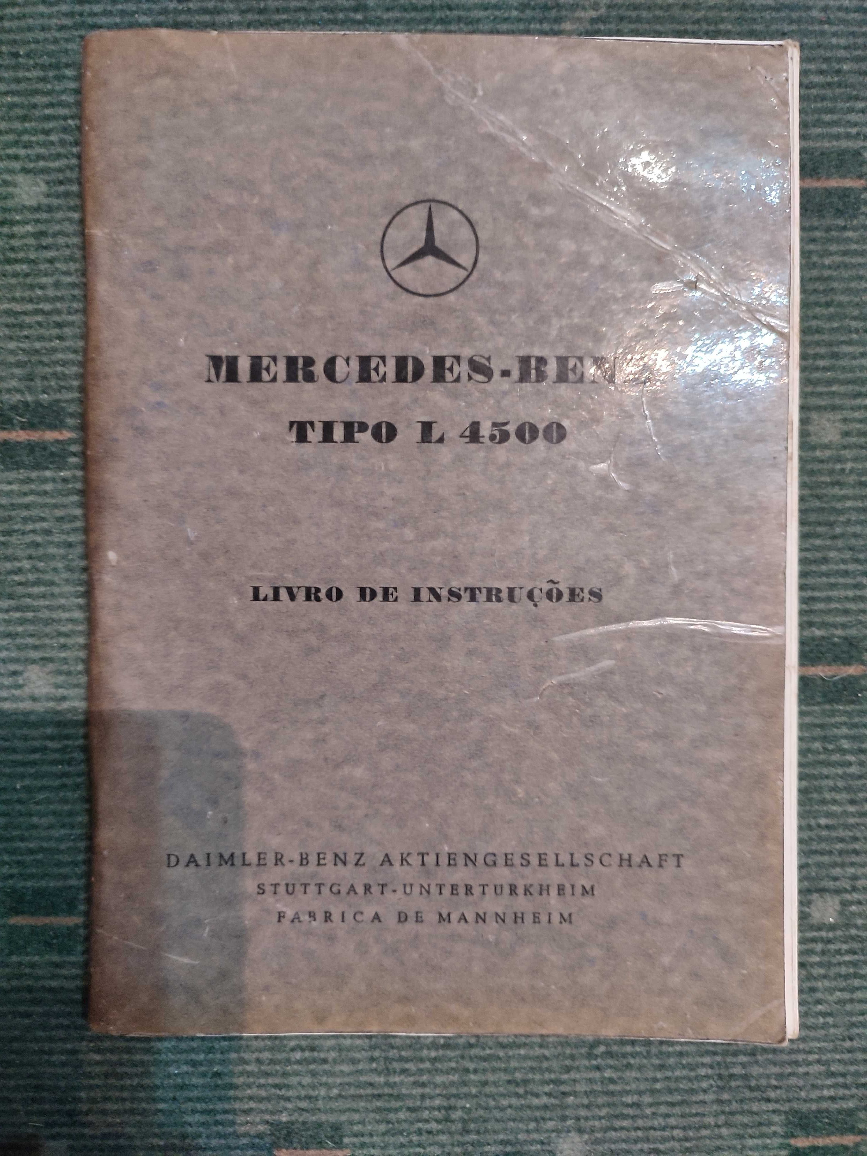 Livro de Instruções Mercedes-Benz Tipo L 4500