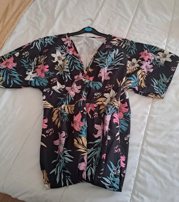 Vestido comprido florido