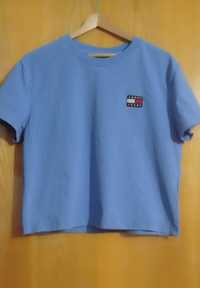 Krótsza bluzka m Tommy Hilfiger damska oryginalny  t-shirt