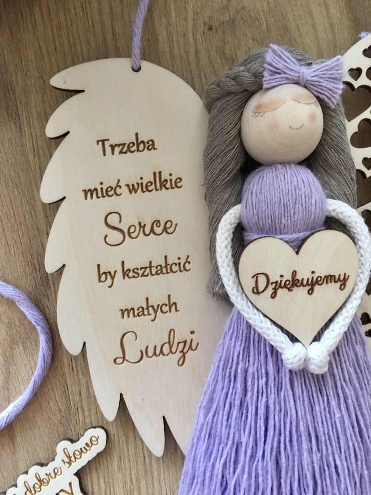 Prezent na zakończenie przedszkola dla pań ze żłobka aniołek