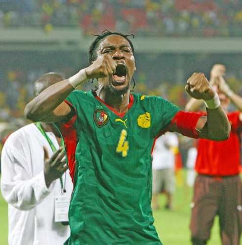 Unikat! Koszulka piłkarska Kamerun Rigobert Song meczowa cameroon 2008