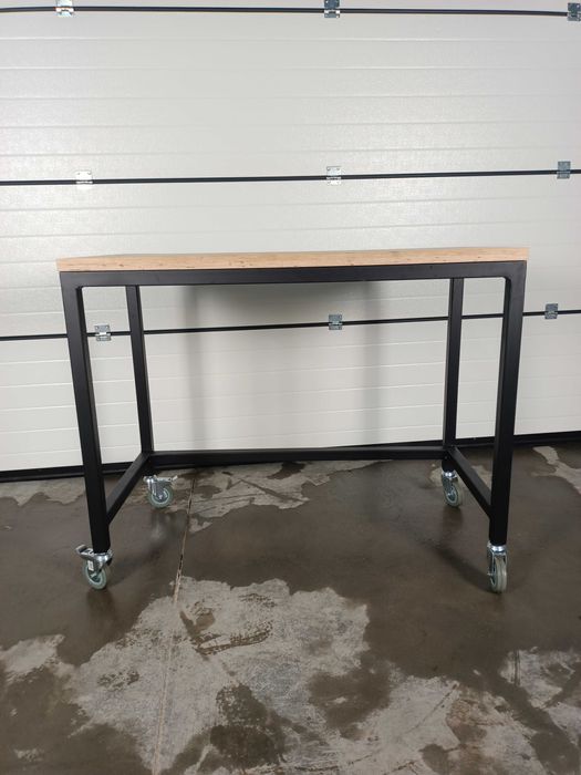 Stół warsztatowy spawany, falbanek, pakowania,  konstrukcja stalowa