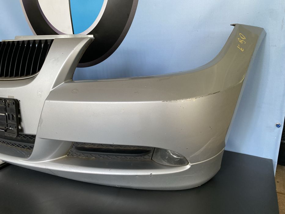 Передній бампер BMW E90 E91 Дорест 354 Titan Silver Сірий Бампер БМВ