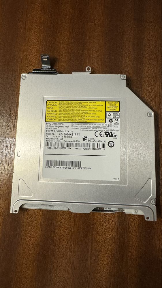 Drive Cd's/DVD's otica AD- 5 9 7 0 H Apple MacBook Pro