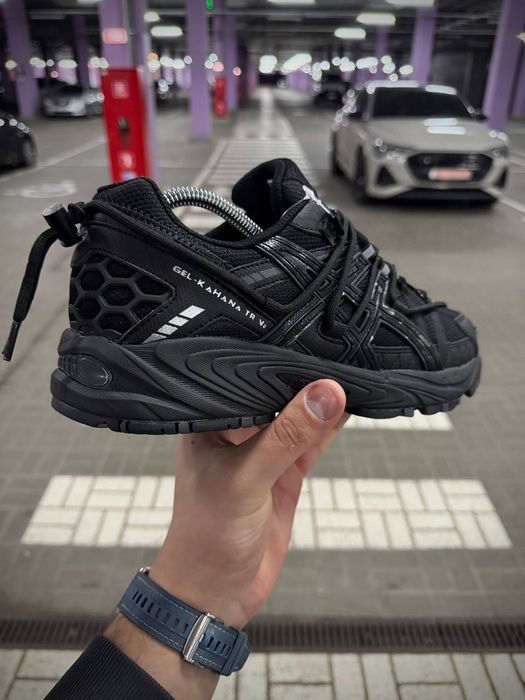 Кроссовки Термо GORE-TEX ASICS сірі чорні Кросівки асікс осінь-зима