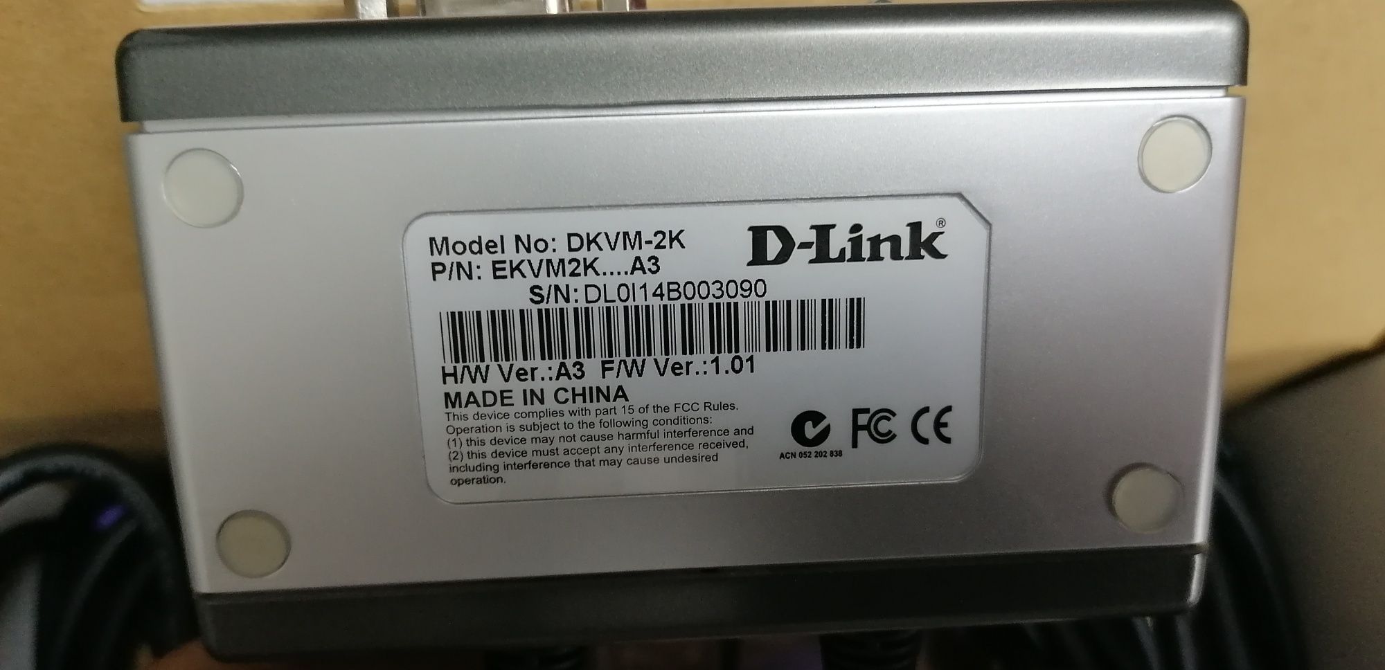 D-Link Switch 2 Portas DKVM-2K