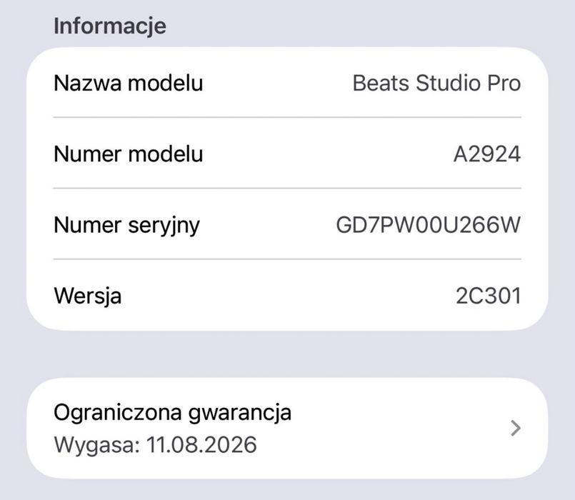Słuchawki bezprzewodowe nauszne Beats by Dr. Dre BEATS STUDIO PRO