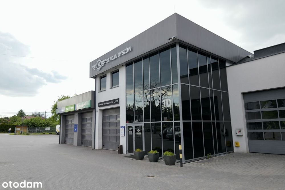 Stacja diagnostyczna, warsztat, sklep, myjnia.