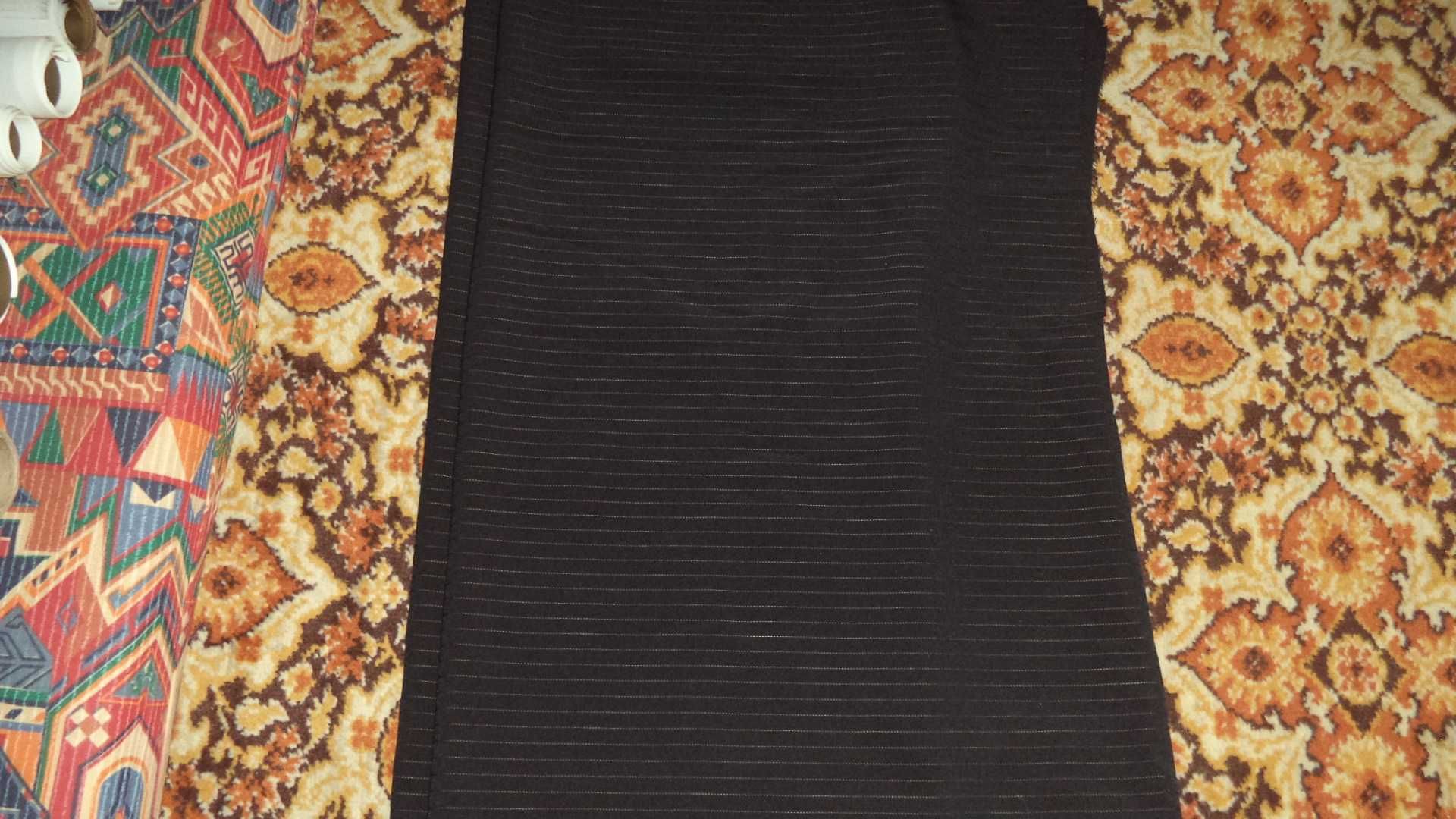 255 x 150 cm czarny ubraniowy materiał tkanina kupon
