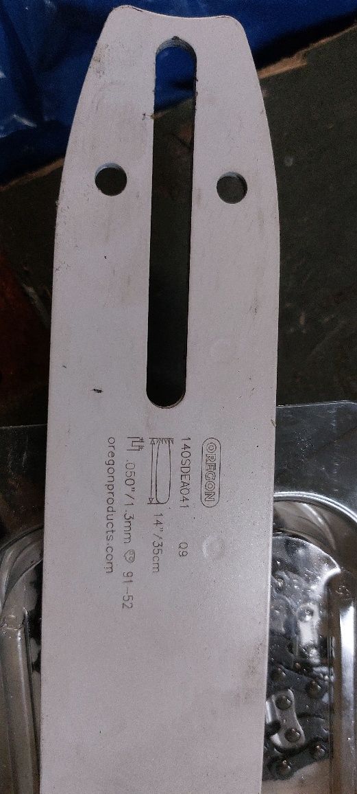 Prowadnica + 2 łańcuchy 14"
