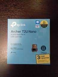 Беспроводной Двухдиапазонный Wi-Fi  адаптер TP-LINK Archer T2U Nano