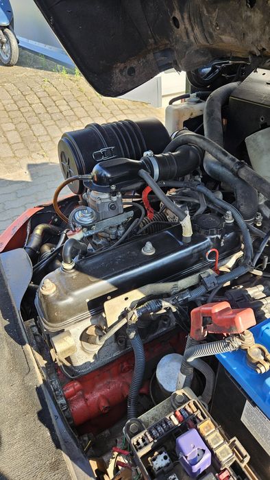 Wózek Widłowy Toyota FG718 gaz triplex 5m Przesuw boczny terenowy