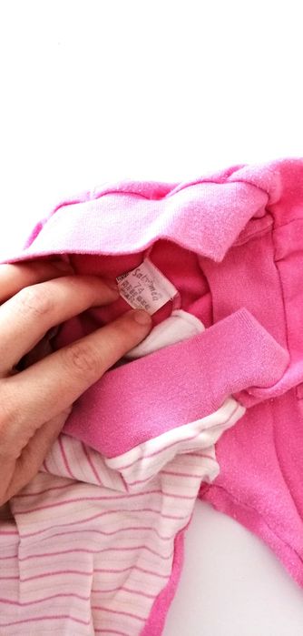 półśpiochy spodnie spodenki niemowlęce dla dziewczynki zestaw 0-3mies