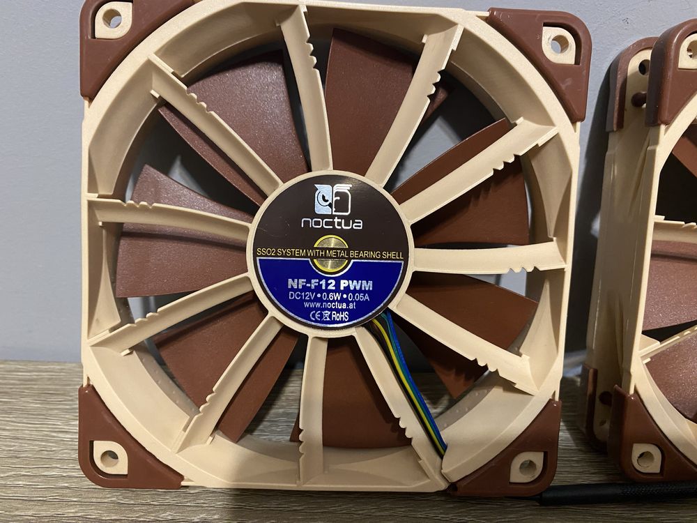 Вентиляторы Кулера Noctua NF - F12 PWM для ПК компьютера