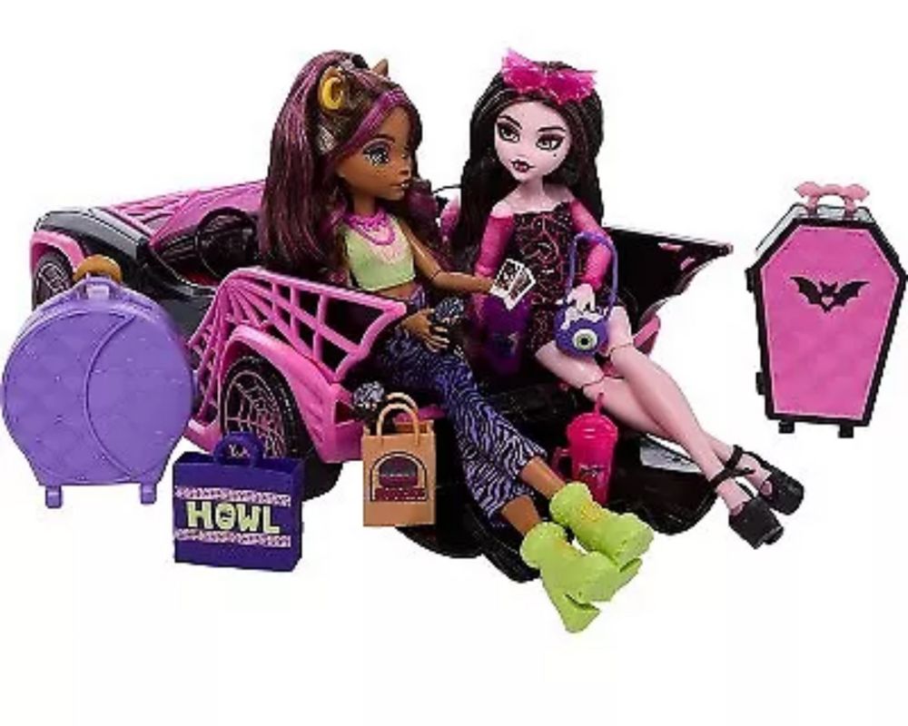 Огромный набор кукол Монстер Хай Дракулаура и Клодин Monster High