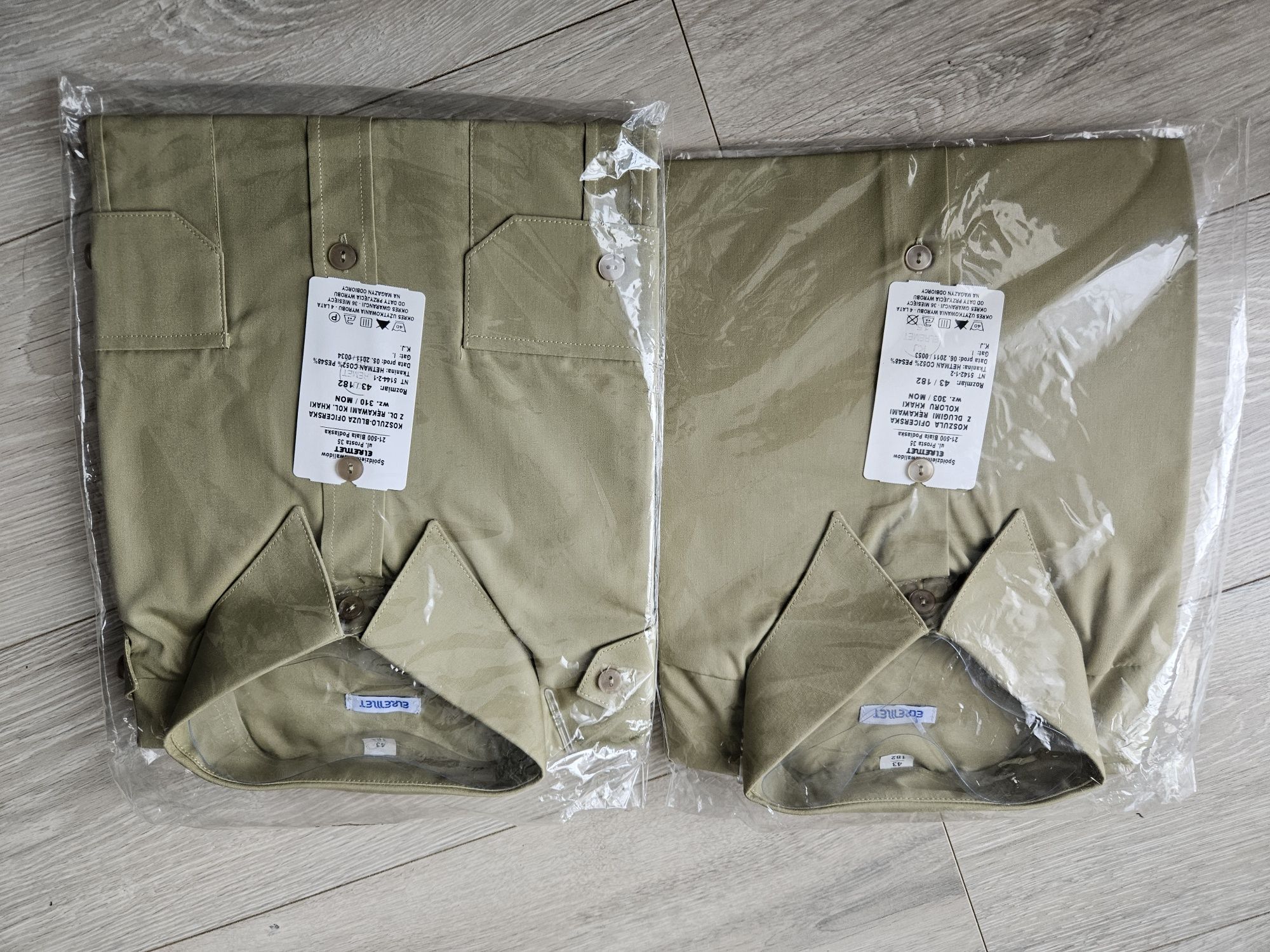 Koszulo-bluza oficerska z długim rękawem wzór 310/MON
