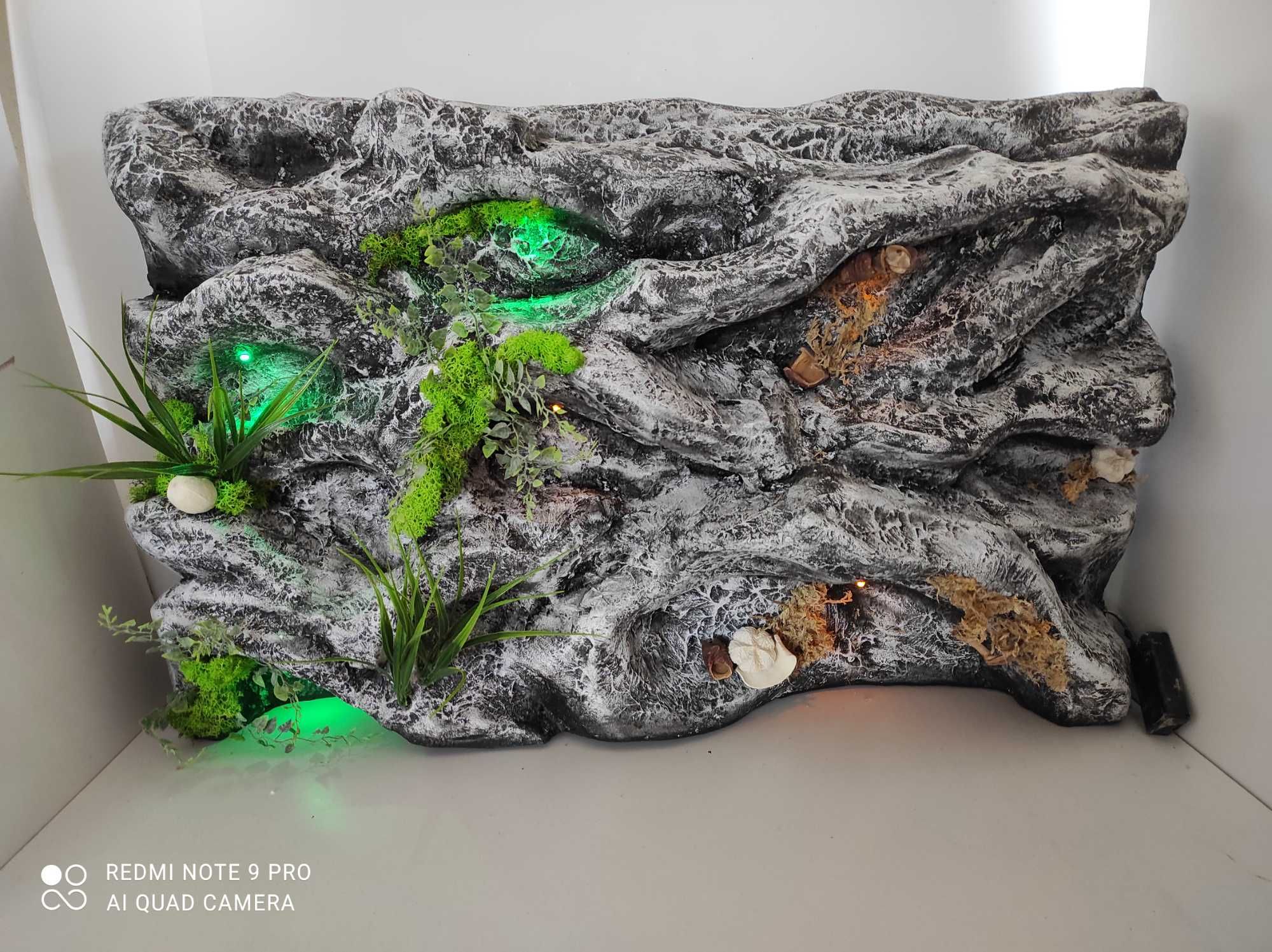 Ścianka z LED do terrarium dla gekona, węża Ś10SL, AquaWaves