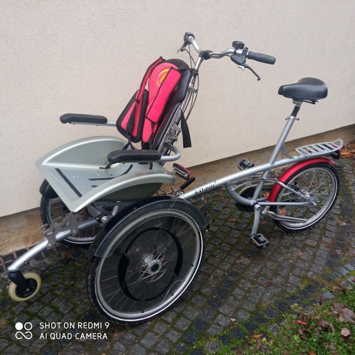 Rower wózek inwalidzki riksza