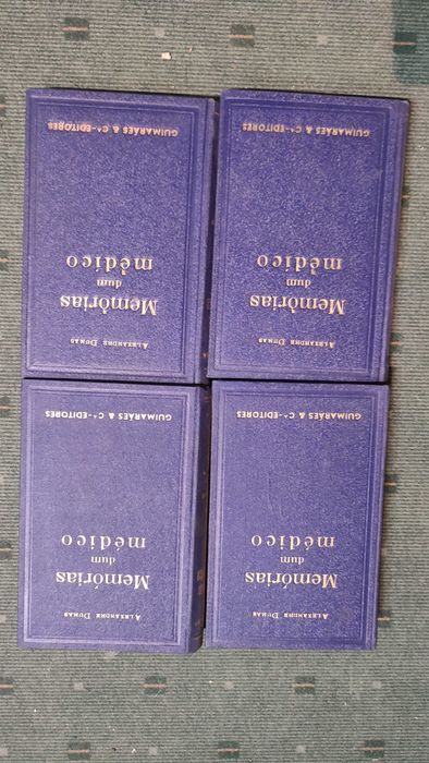 Memórias dum médico - Alexandre Dumas - 4 volumes