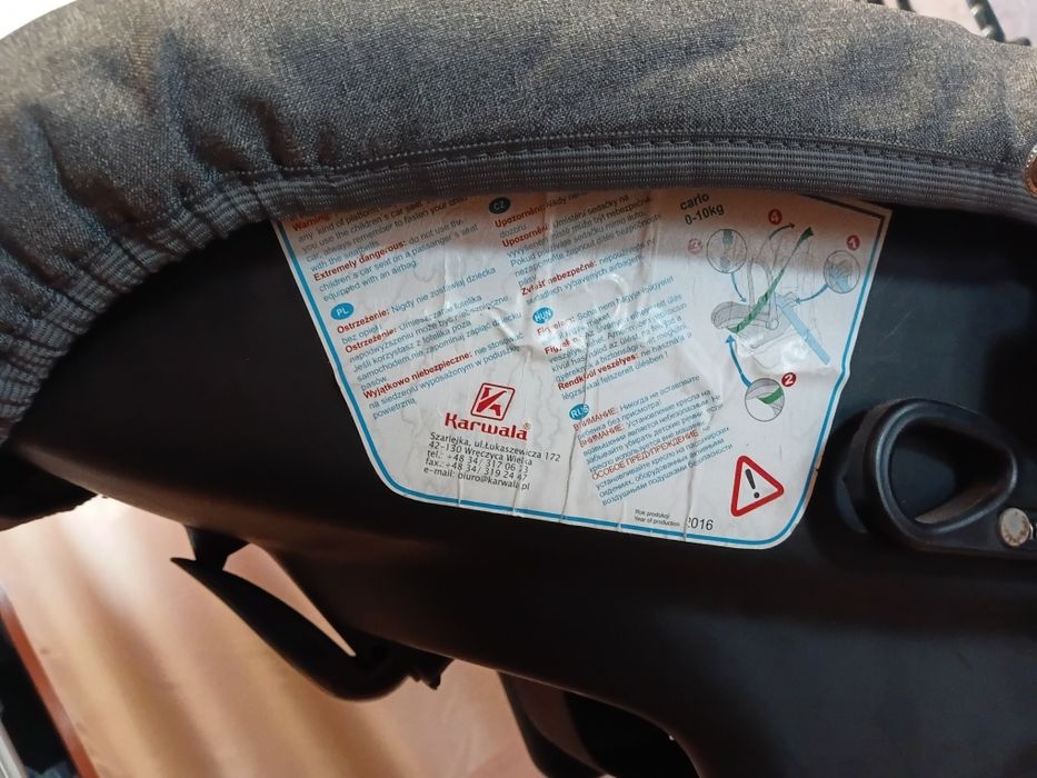 Детское автокресло от 0-10кг.