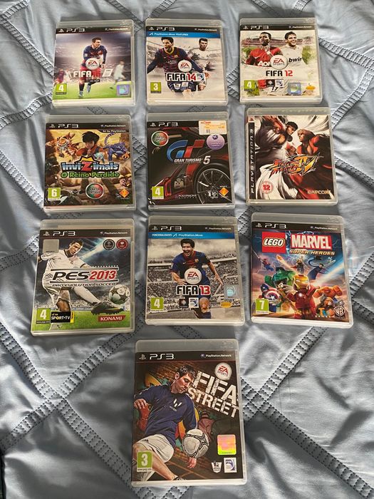 Lote de jogos para a Ps3