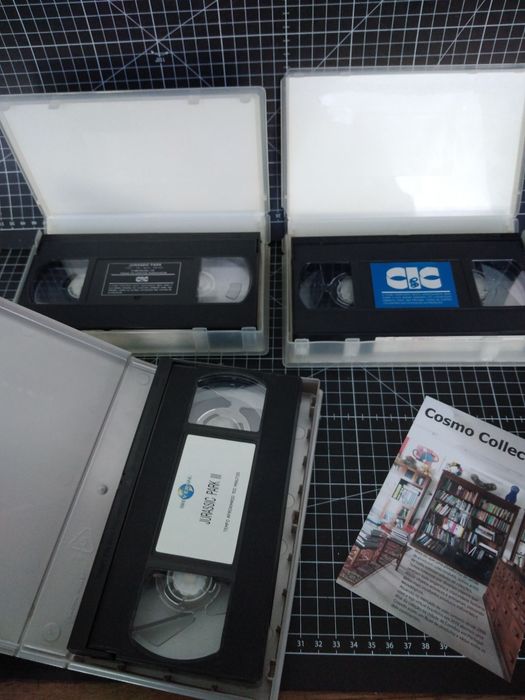 Colecção VHS Jurasdic Park 1, 2 e 3 originais