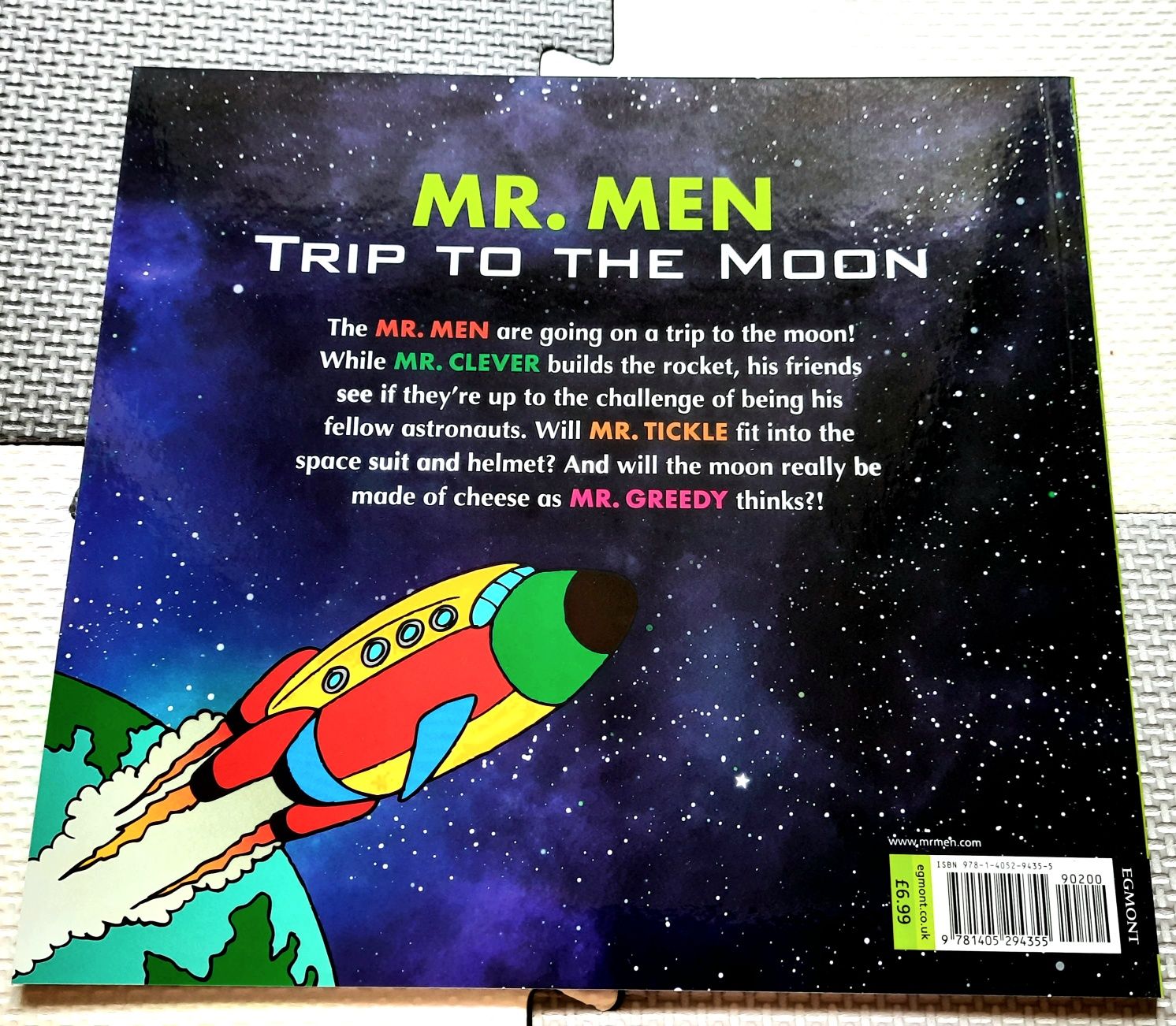 Mr. Men Roger Hargreaves Trip to the Moon książeczka po angielsku