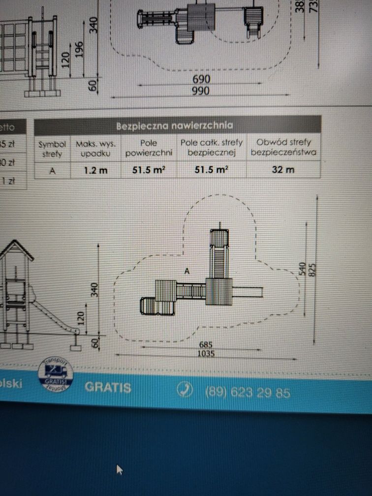 Plac zabaw drewniany ze zjeżdżalnią dla dzieci NOVUM zestaw 13 Orbis