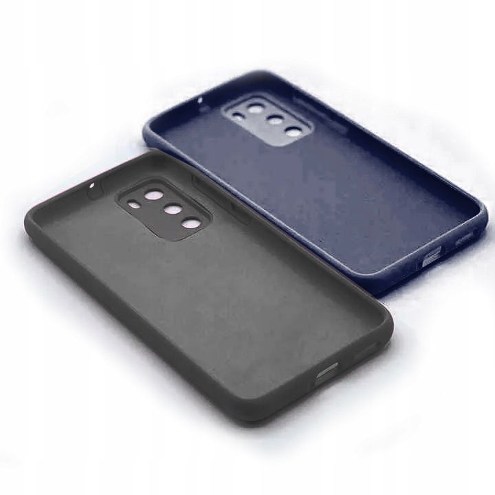 2x Etui Soft Touch do Xiaomi Mi 10T/10T Pro Czarny i Granatowy