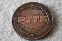 Stary medal ,medalion metalowy PTTK pamiątka z czasów komuny