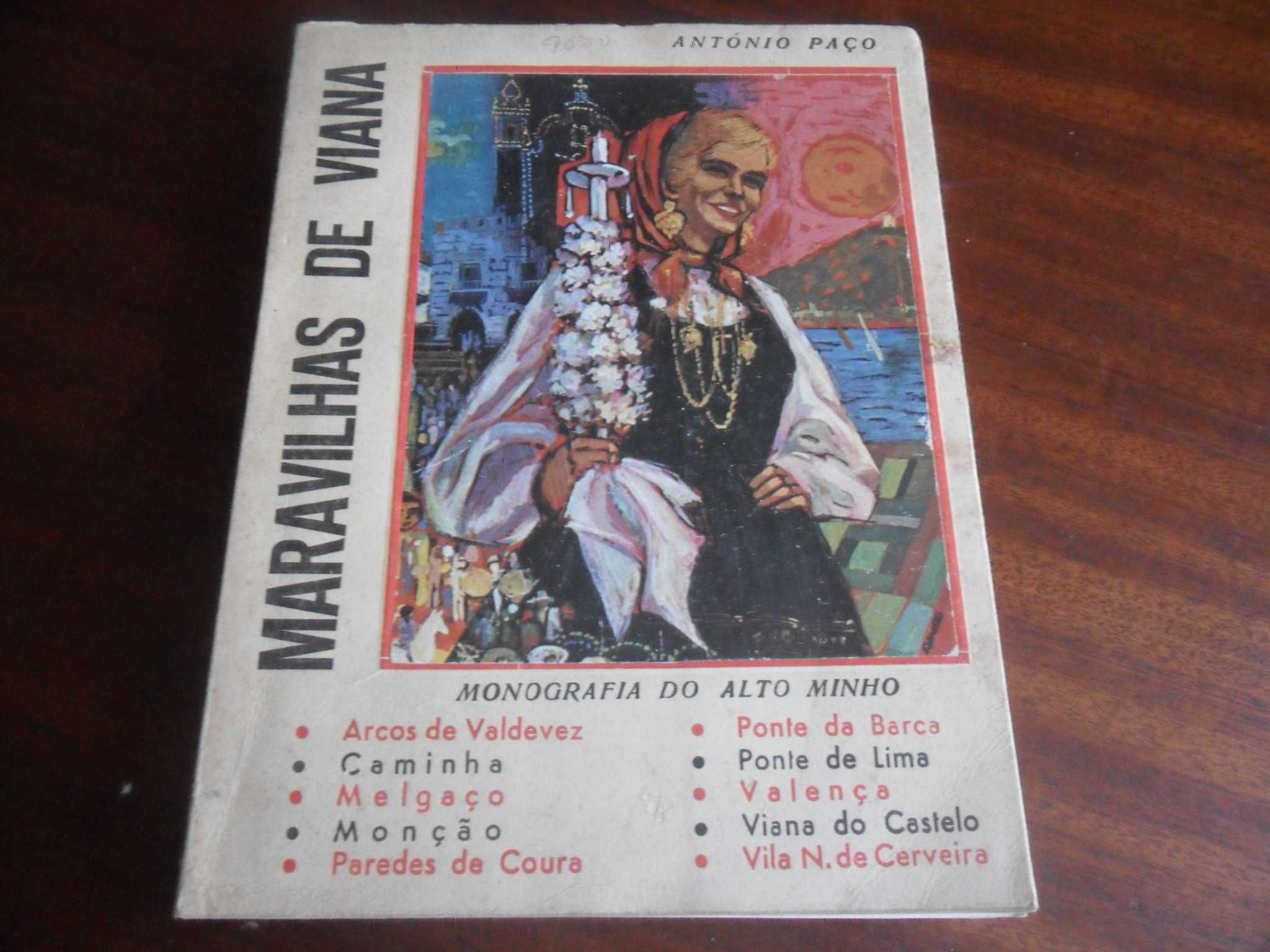 "Maravilhas de Viana" - Monografia do Alto Minho de António Paço -1971