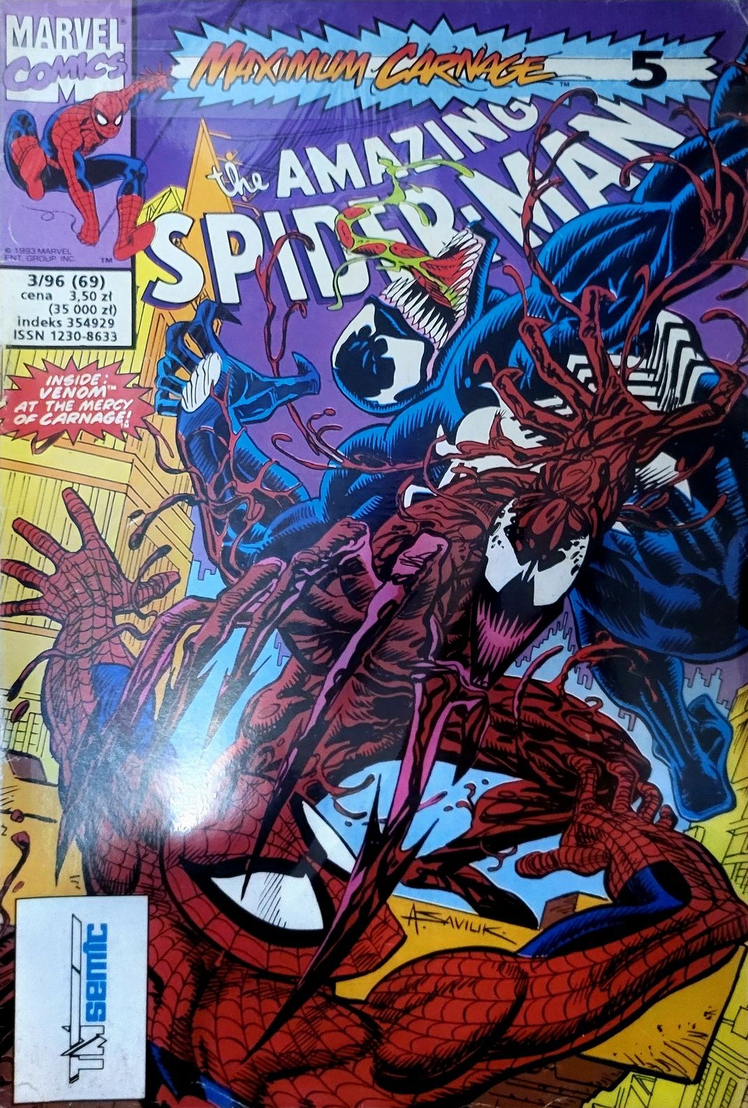 Komiks The Amazing Spider-Man 3/96 Bdb-