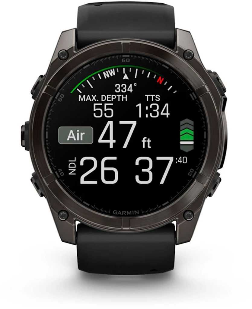 Garmin Fenix 8 47mm AMOLED Sapphire Carbon Gray DLC Titanium
