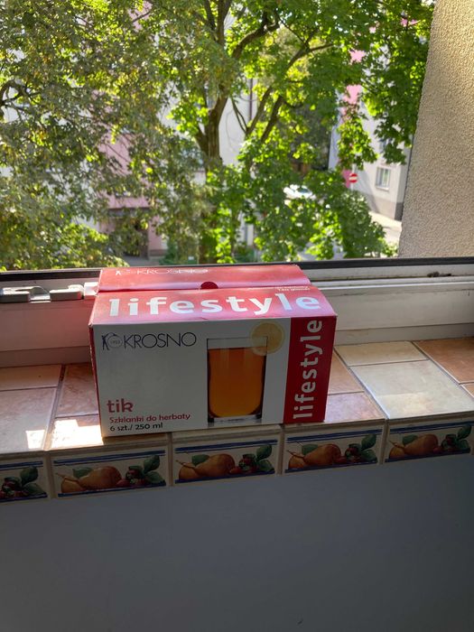 szklanki Krosno Lifestyle, 6 szt., komplet, NOWE