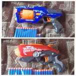 Великий Nerf и 20 патрон почти новий