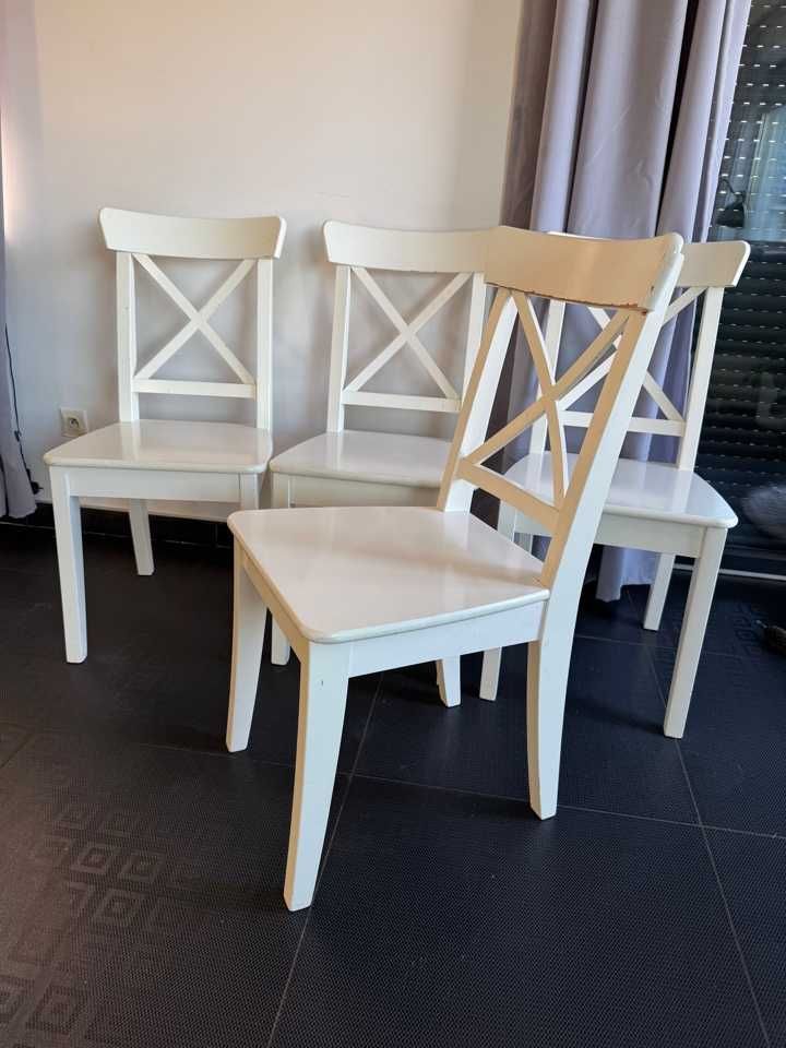Stół plus 4 Krzesła Ikea Ingolf Danderyd