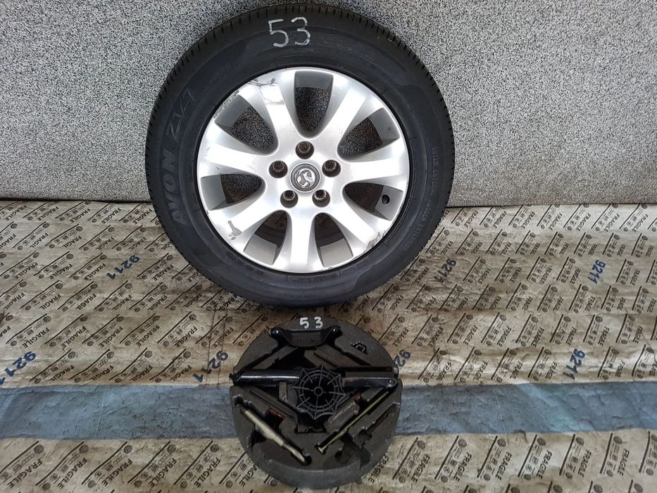 KOŁO ZAPASOWE ZESTAW OPEL ASTRA J ZAFIRA C CHEVROLET  5X115 6,5JX16 215/60R16