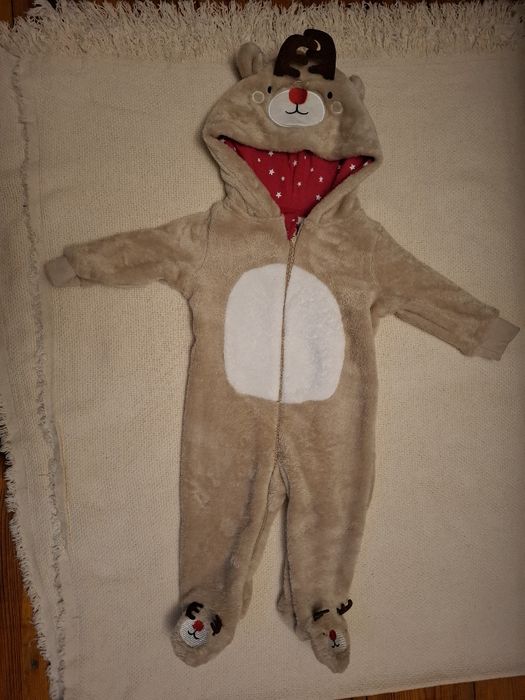 Sprzedam pajacyk z motywem świątecznym  so cute rozmiar 68