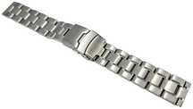 Nowa Bransoleta bransoletka do zegarka elegancka 18 mm stal nierdzewna