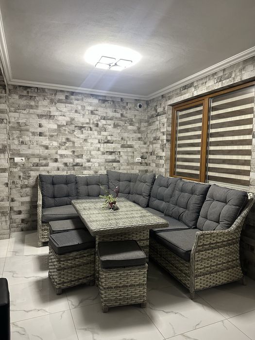 Комплект садових меблів із ротангу