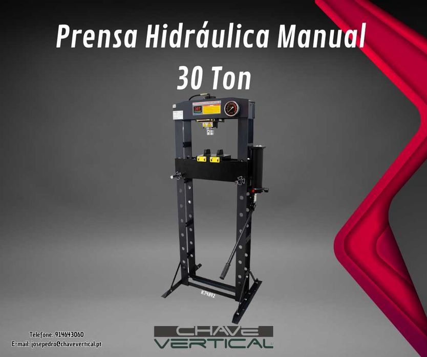Prensa Hidráulica Manual 30 Ton.  JR19