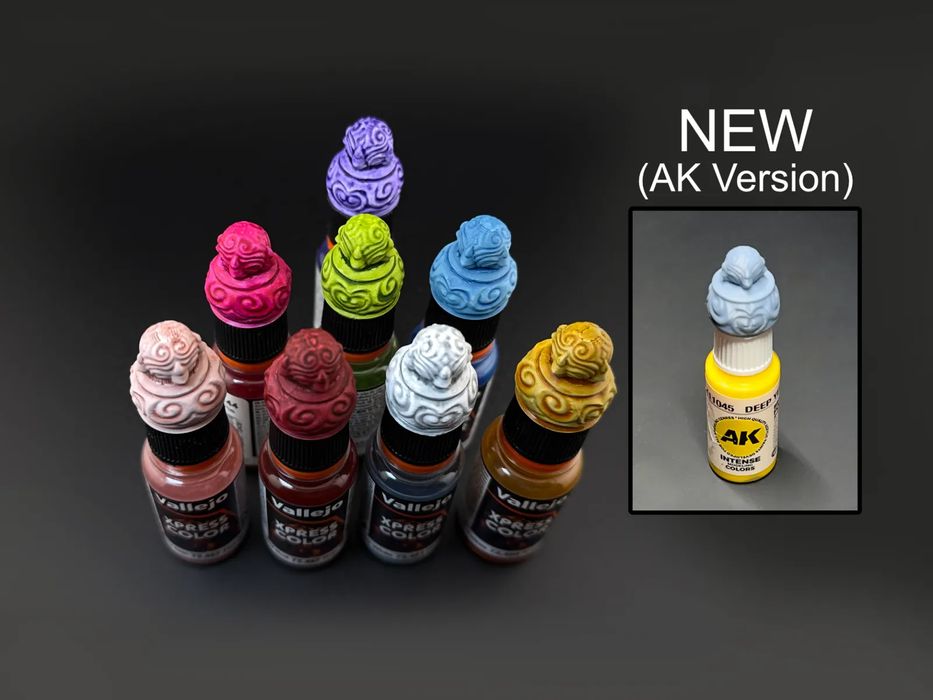 Marcador de Cores Tintas DragonClaw Vallejo Speedpaint AK