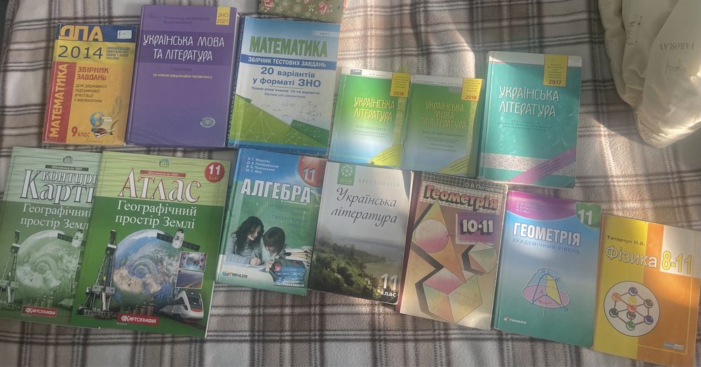 Книжки для 11 класу, підготовки до зно/нмт