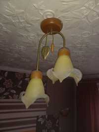 Lampa sufitowa na dwie żarówki