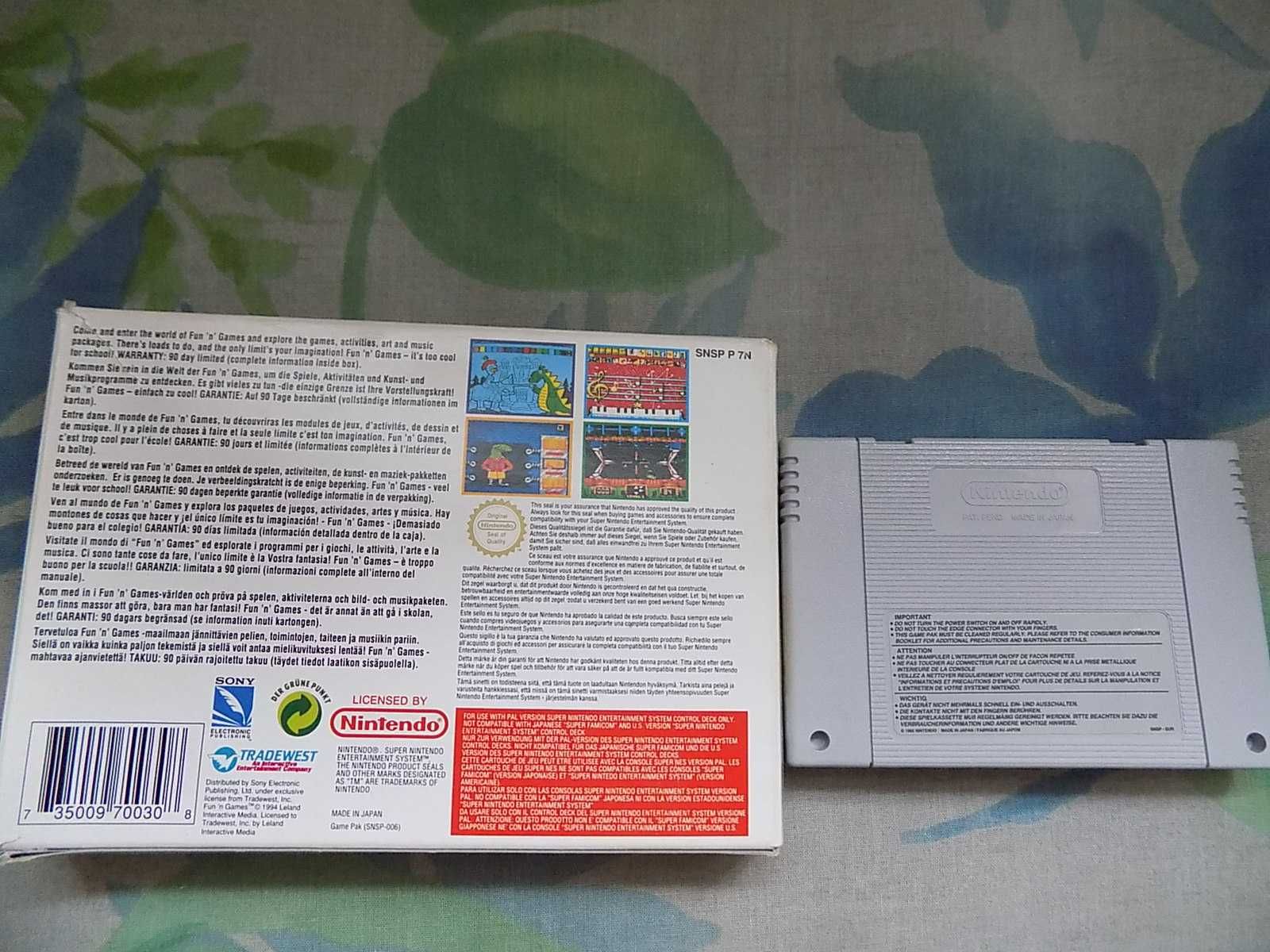 Fun 'n Games - ciekawa gra na Super Nintendo Entertainment System SNES