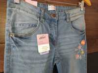 Модные Подростковые джинсы для девочки. Рост 158-164. Германия