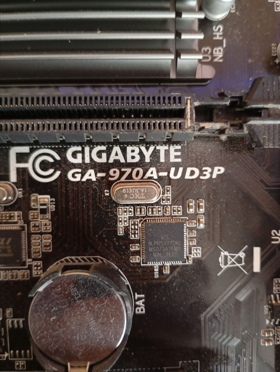 Материнська плата Gigabyte-GA970A-UD3P,ddr3, Am3+